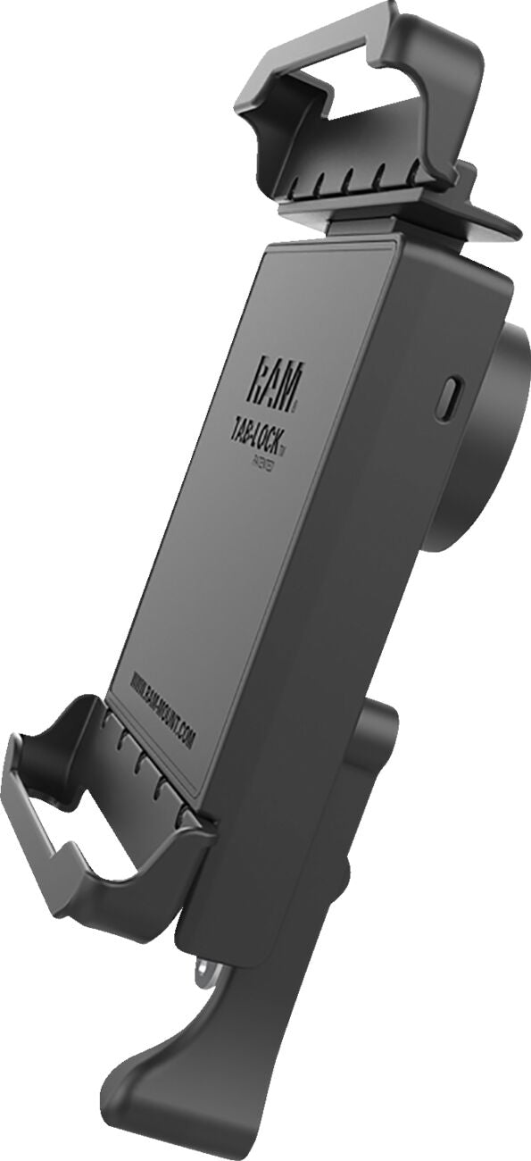 RAM Mounts Tab-Lock™ Spring Loaded Holder Cradle Black Flat Universal Tablet Composite Each