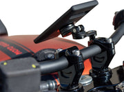 SP Connect Bar Clamp Mount Pro Standard Black Polished Phone Composite #53232