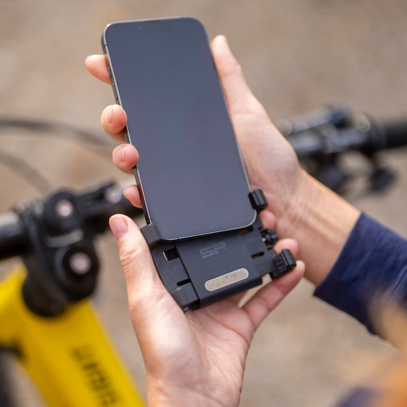 SP Connect SPC+ Universal Phone Clamp Max Cradle Black Flat Plastic #52657