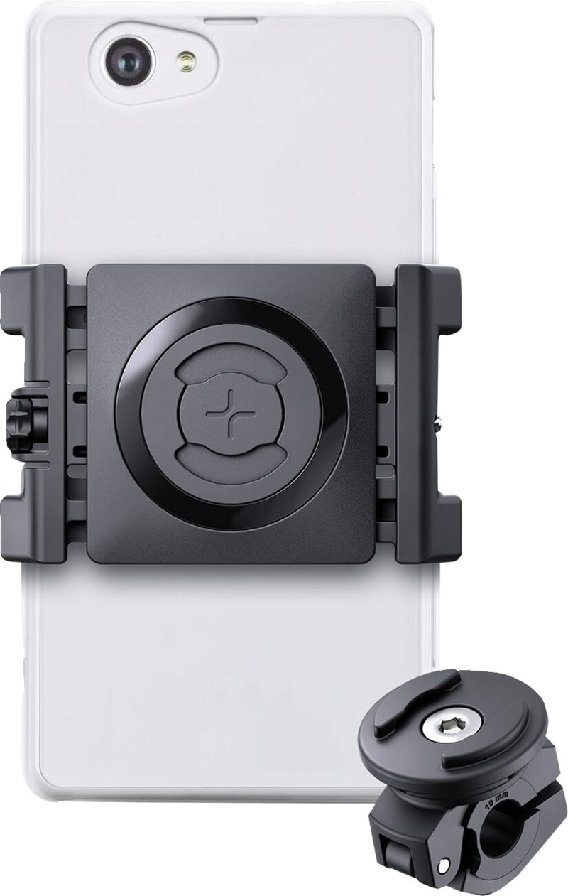 SP Connect SPC+ Universal Clamp Kit with Mirror Mount Holder Black Flat Phone Plastic #52500