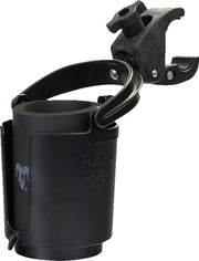 RAM Mounts Tough-Claw™ Mount with Level Cup™ Drink Holder Black Flat Universal Composite Kit