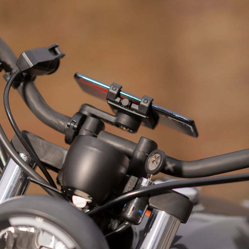 SP Connect Universal Clamp Moto Bundle SPC+ Mount Black Phone Set #52400