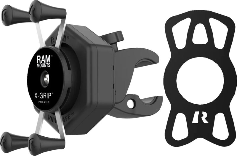 RAM Mounts X-Grip® Mount Kit Vibe Safe™ Cradle Black Powder-Coated Mounting Phone Aluminium
