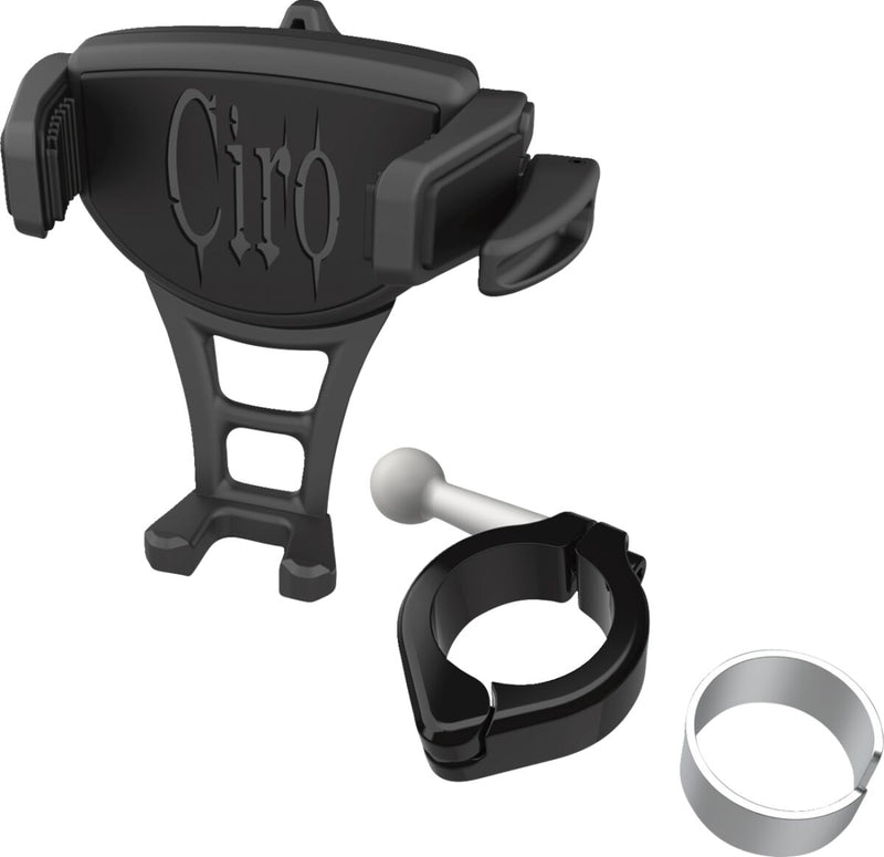 Ciro Constrictor Phone Holder Constrictor™ Black Flat Universal Aluminium Plastic Kit