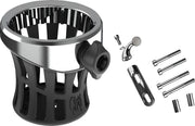Ciro Gen 2 Drink Holder Black Chrome Silver Standard Aluminium Plastic Kit