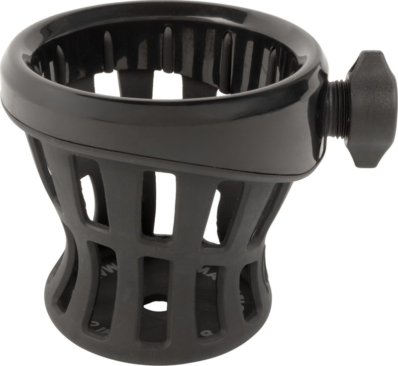 Ciro Gen 2 Drink Holder for 2014-2024 Harley-Davidson Black Polished Standard Aluminium Plastic Kit