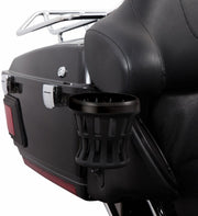 Ciro Gen 2 Drink Holder for 2014-2024 Harley-Davidson Black Polished Standard Aluminium Plastic Kit