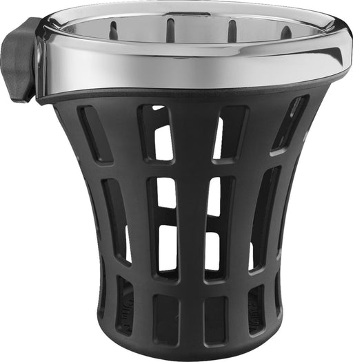 Ciro Gen 2 Drink Holder for 2014-2024 Harley-Davidson Big Ass® Black Chrome Silver Standard Aluminium Plastic Kit