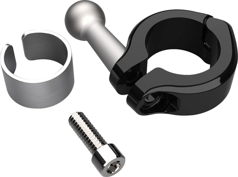 Ciro Gen 2 Aluminium Clamp Mount Black Polished Universal Accessory Drink Kit