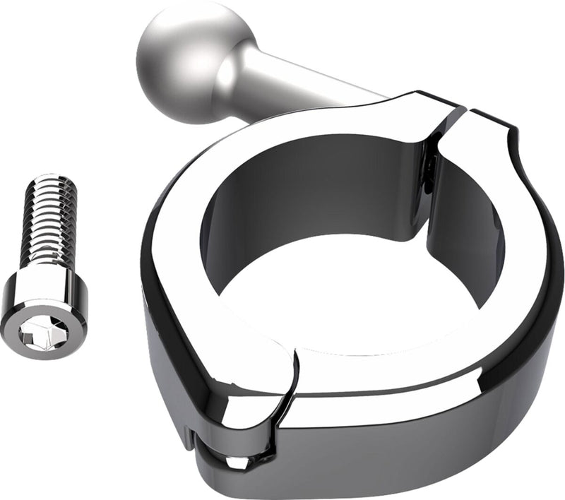 Ciro Gen 2 Aluminium Clamp Mount Chrome Silver Universal Accessory Drink Kit