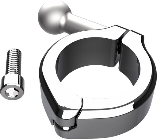 Ciro Gen 2 Aluminium Clamp Mount Chrome Silver Universal Accessory Drink Kit