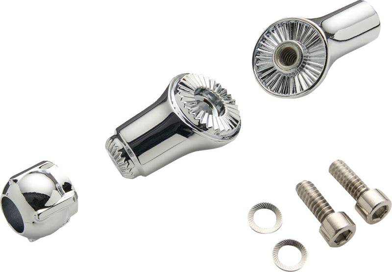 Ciro Adjust-A-Ball Post Joint Adapter Chrome Silver Universal Accessory Mounting Aluminium Kit