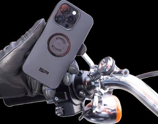 SP Connect 3D Phone Mount Chrome Silver Aluminium Kit