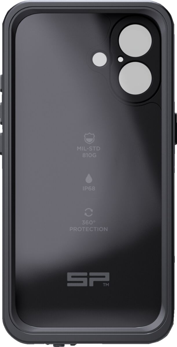 SP Connect Xtreme SPC+ Case Black Flat Phone Glass Plastic #52918