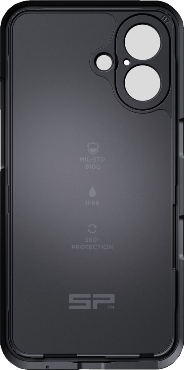 SP Connect Xtreme SPC+ Case Black Flat Phone Glass Plastic #52918