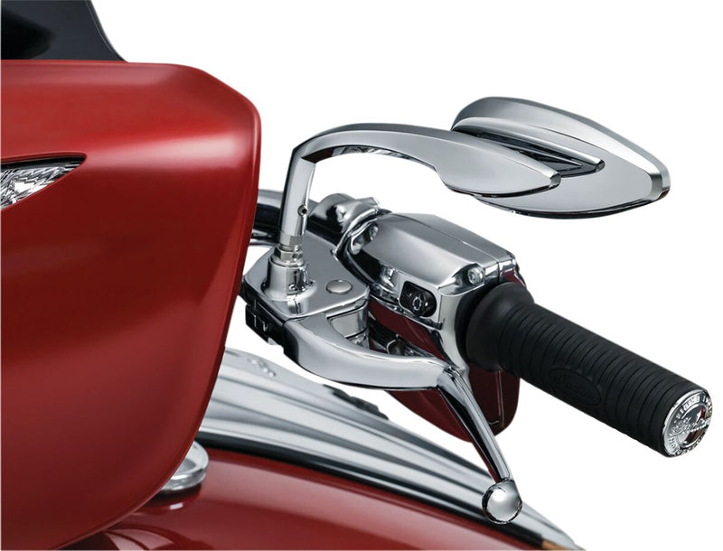 Kuryakyn Teardrop Mirrors In Chrome