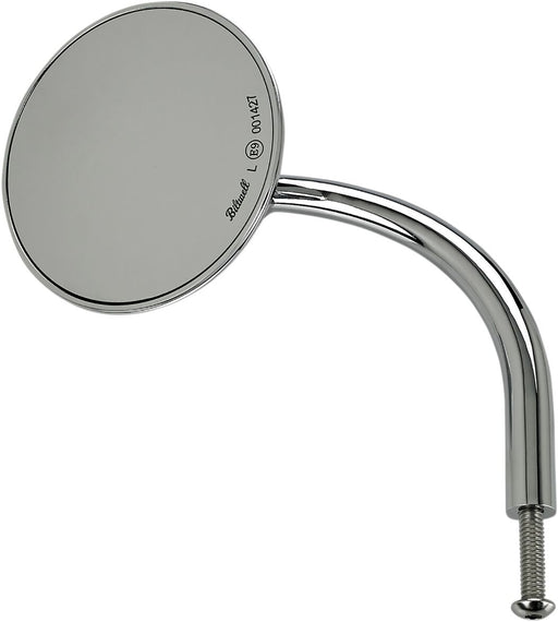 Biltwell Chrome 3 3/4 in. Round Perch Mounted Utility Mirror