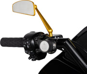 Arlen Ness Left Gold Anodised Teardrop Mirror
