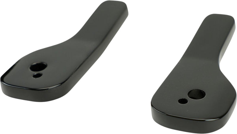 LA Choppers Mirror Drop Down Brackets Black Matte Pair