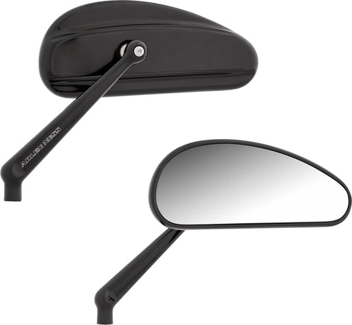 Arlen Ness Black Anodised Downdraft Forged Mirror