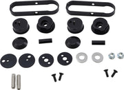 Kuryakyn Adjustable Drop Mirror Mount In Black For Harley-Davidson 2014-2023 Street Glide Models