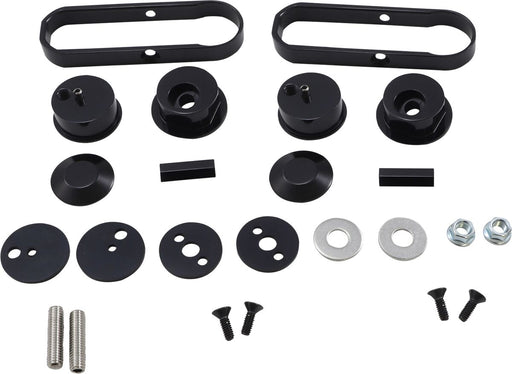 Kuryakyn Adjustable Drop Mirror Mount In Black For Harley-Davidson 2014-2023 Street Glide Models
