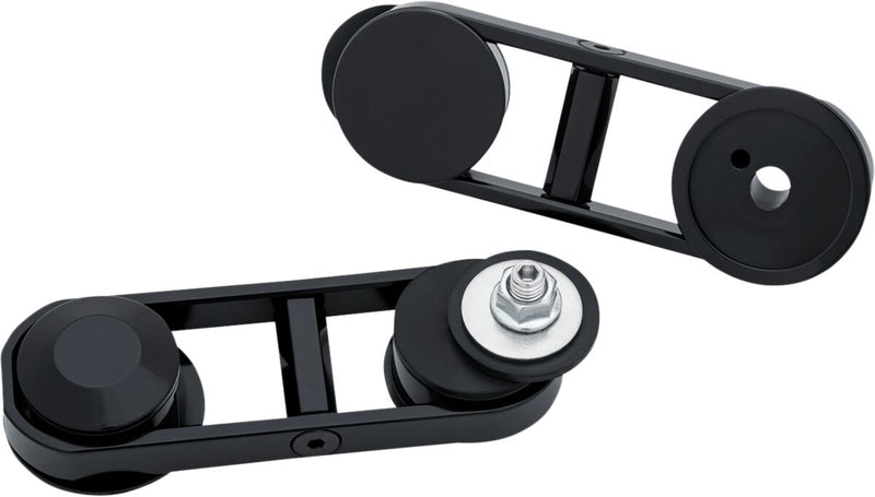 Kuryakyn Adjustable Drop Mirror Mount In Black For Harley-Davidson 2014-2023 Street Glide Models