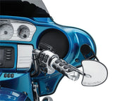 Kuryakyn Adjustable Drop Mirror Mount In Black For Harley-Davidson 2014-2023 Street Glide Models #KUR6575
