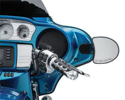 Kuryakyn Adjustable Drop Mirror Mount In Black For Harley-Davidson 2014-2023 Street Glide Models