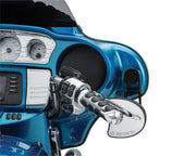 Kuryakyn Adjustable Drop Mirror Mount In Black For Harley-Davidson 2014-2023 Street Glide Models
