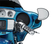 Kuryakyn Adjustable Drop Mirror Mount In Black For Harley-Davidson 2014-2023 Street Glide Models #KUR6575