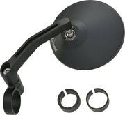 Daytona Aluminium Bar End Mirror Black Left Right Side View