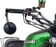 Daytona Aluminium Bar End Mirror Black Left Right Side View Each