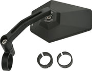 Daytona Aluminium Bar End Mirror Black Left Right Side View