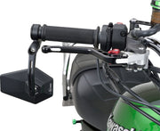 Daytona Aluminium Bar End Mirror Black Left Right Side View