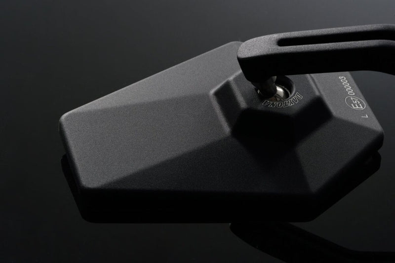 Daytona Aluminium Bar End Mirror Black Left Right Side View Each