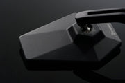 Daytona Aluminium Bar End Mirror Black Left Right Side View
