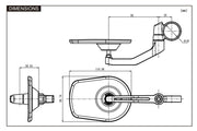 Daytona Aluminium Bar End Mirror Black Left Right Side View Each