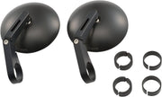 Daytona Bar End Mirror Black Side View Aluminium
