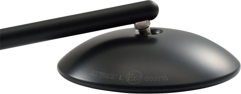 Daytona Steel ABS Mirror Black Side View Stainless Steel Set