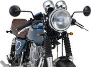 Daytona Steel ABS Mirror Black Side View Stainless Steel Set