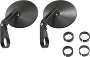 Daytona Bar End Mirror Black Side View Aluminium