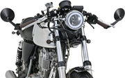 Daytona Bar End Mirror Black Side View Aluminium