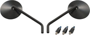 Daytona Steel ABS Mirror Black Side View Set