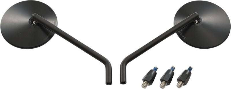 Daytona Steel ABS Mirror Black Side View Set