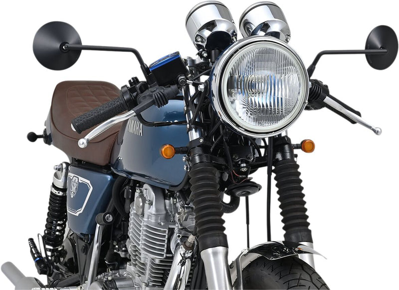 Daytona Steel ABS Mirror Black Side View Set