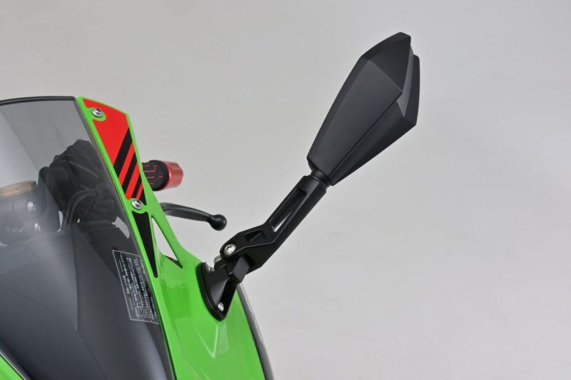Daytona Aluminium ABS Mirror Black Left Side View Each