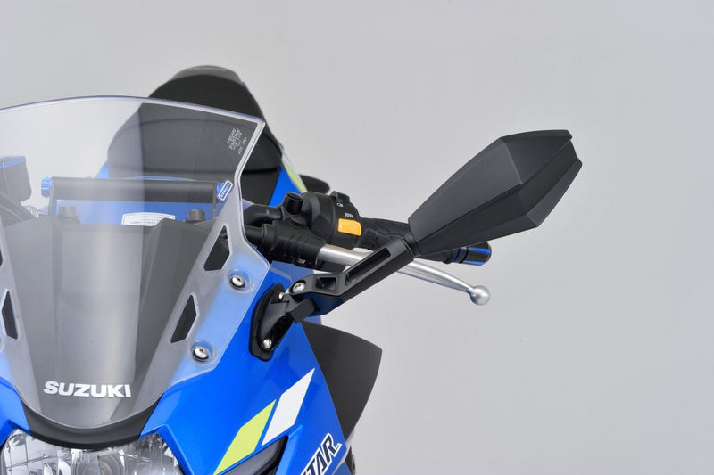 Daytona Aluminium ABS Mirror Black Left Side View Each