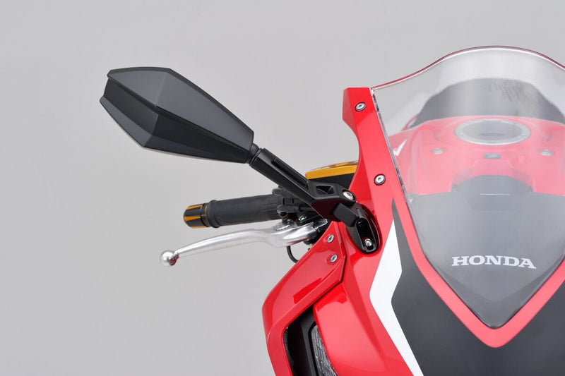 Daytona Aluminium ABS Mirror Black Right Side View Each