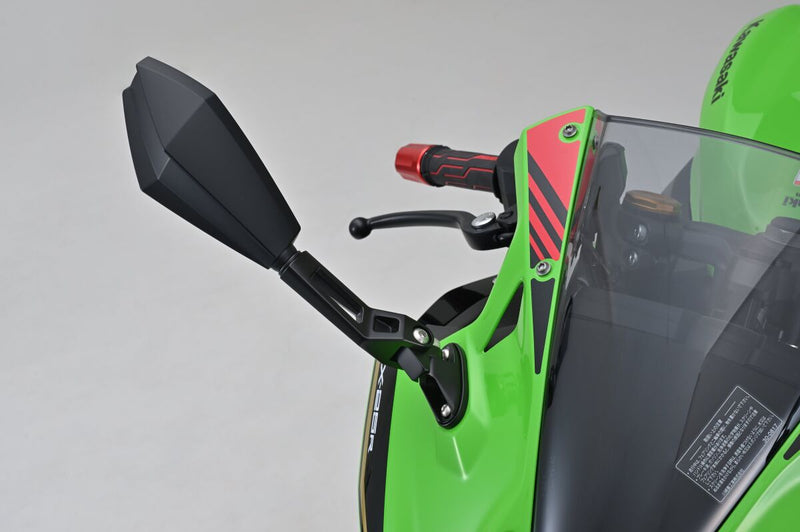 Daytona Aluminium ABS Mirror Black Right Side View Each